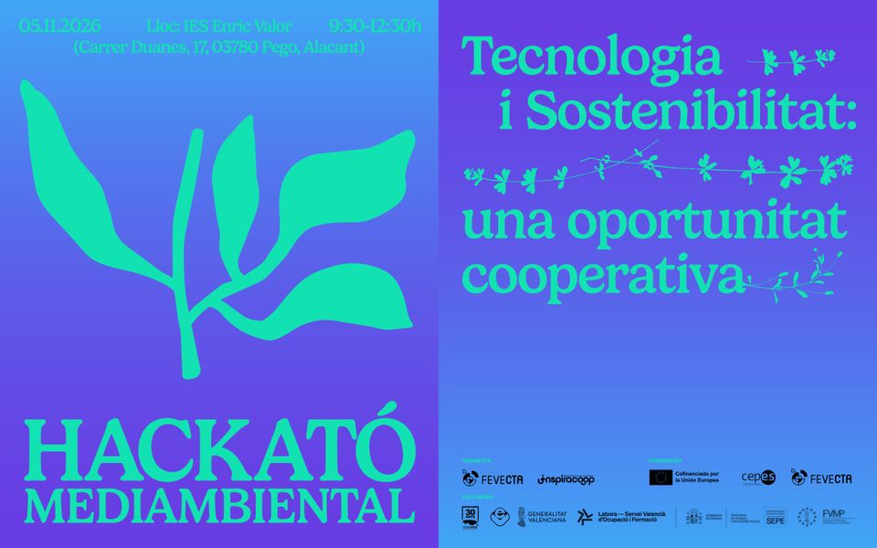 Hackató Mediambiental a Pego: ‘Tecnologia i Sostenibilitat, una oportunitat cooperativa’