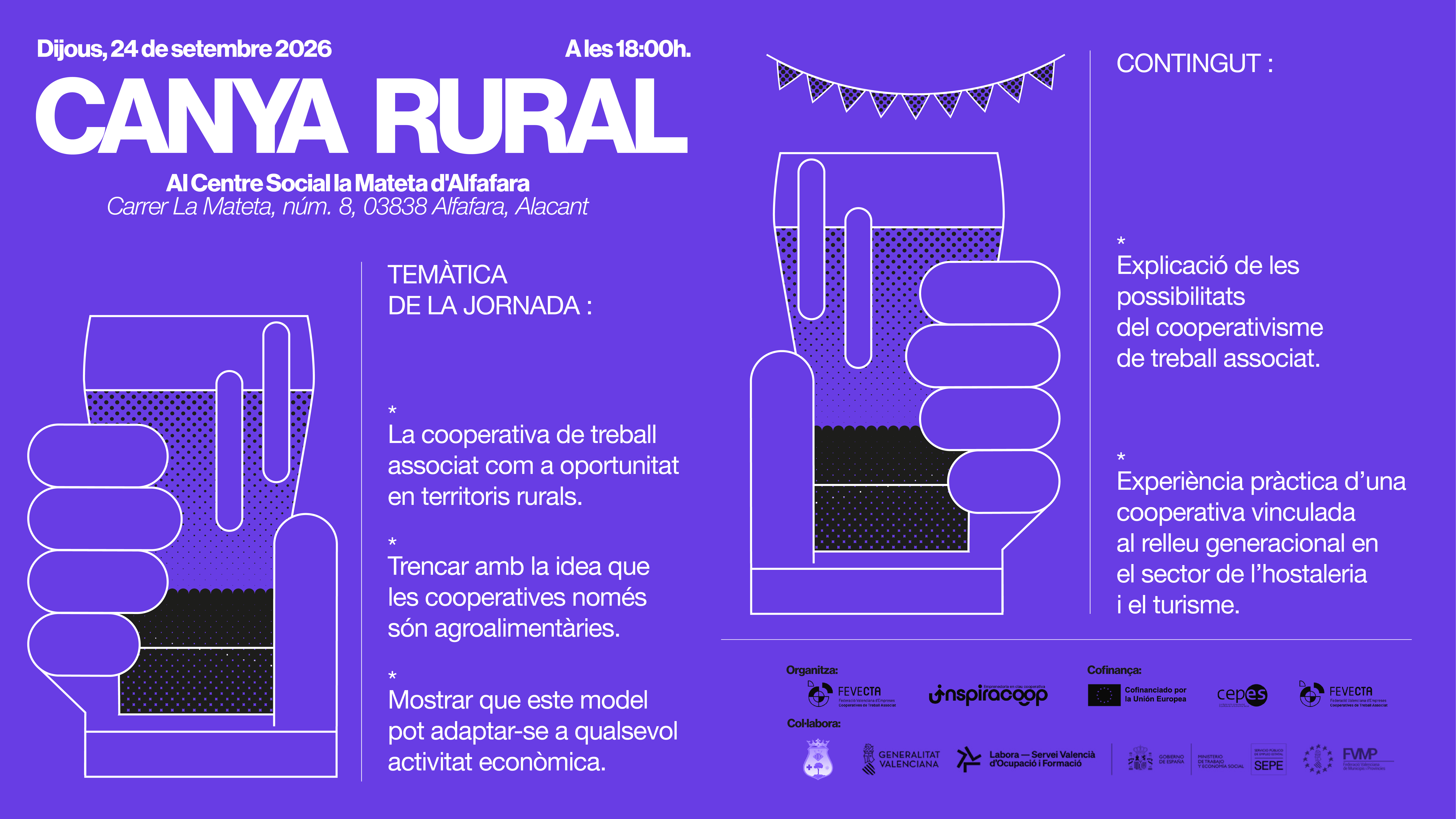‘Caña Rural’ en Alfafara (Alicante)